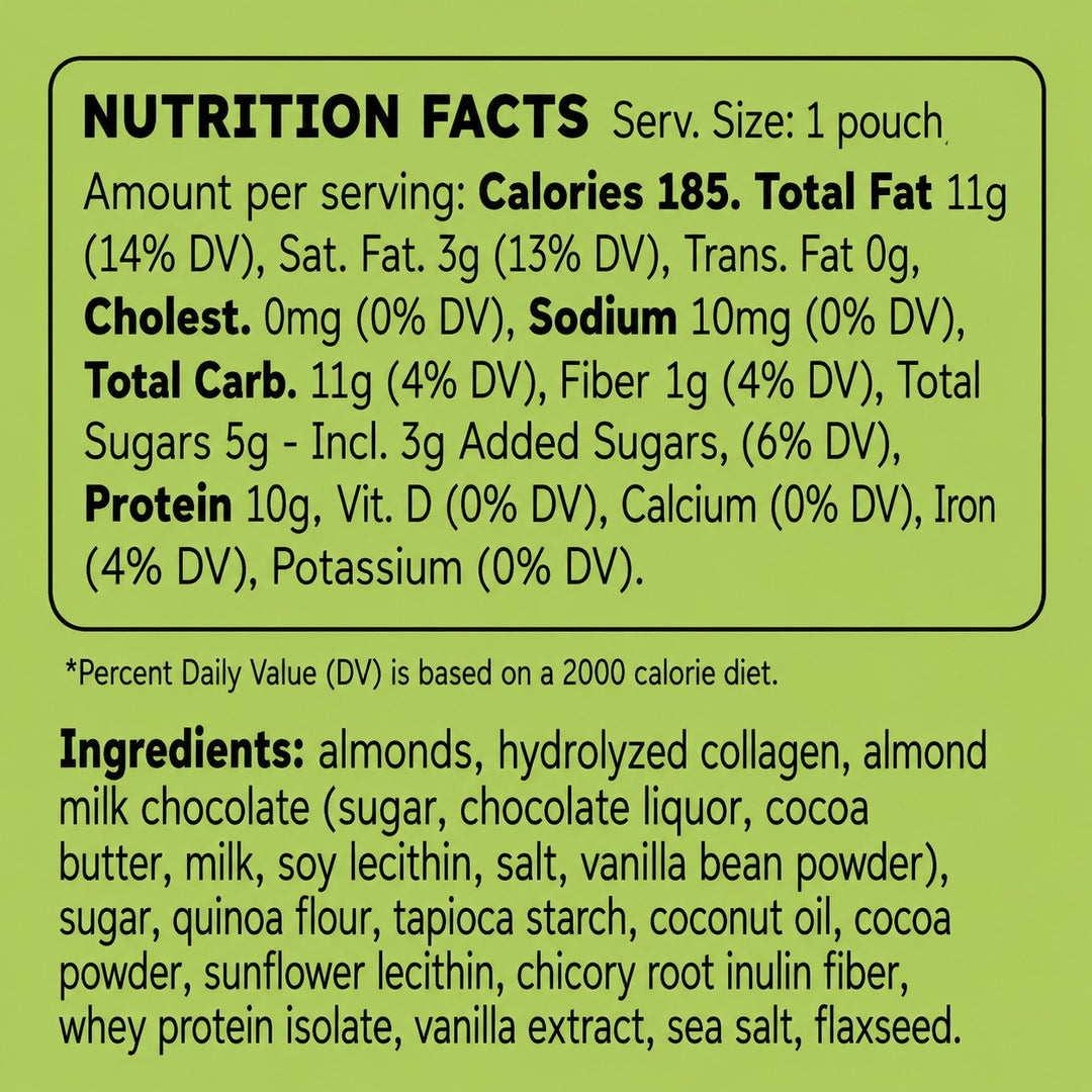 WhipUp Pouch — Chocolate Almond