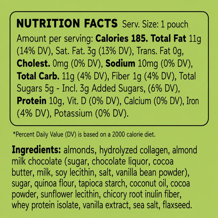 WhipUp Pouch — Chocolate Almond